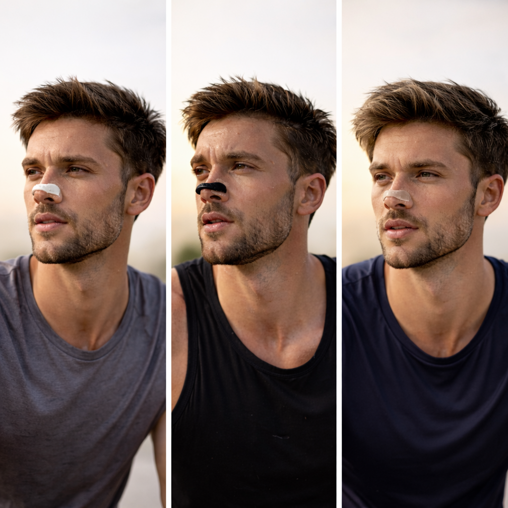 Bande Nasale Magnétique -Améliorez votre Respiration jour & Nuit